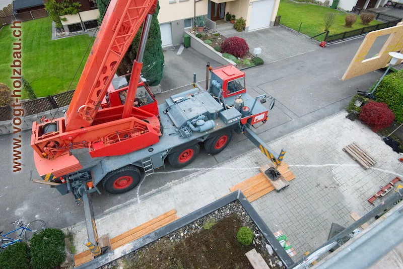 Kran auf der Baustelle