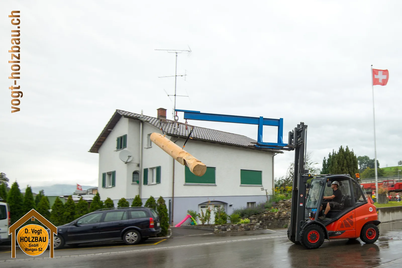 Blockhaus Gruobi: Rückbau im Werk Wangen SZ
