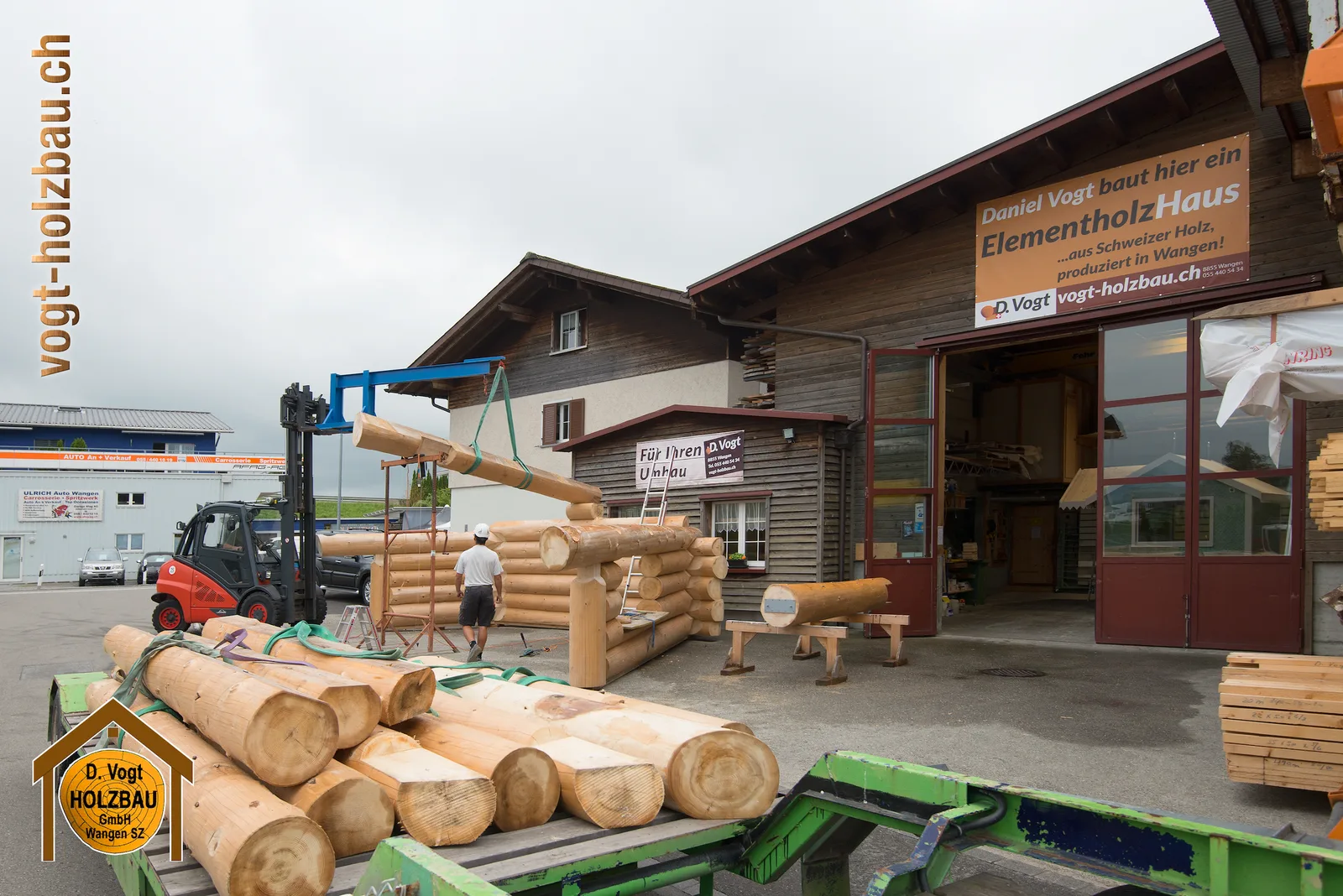 Blockhaus Gruobi: Rückbau im Werk Wangen SZ