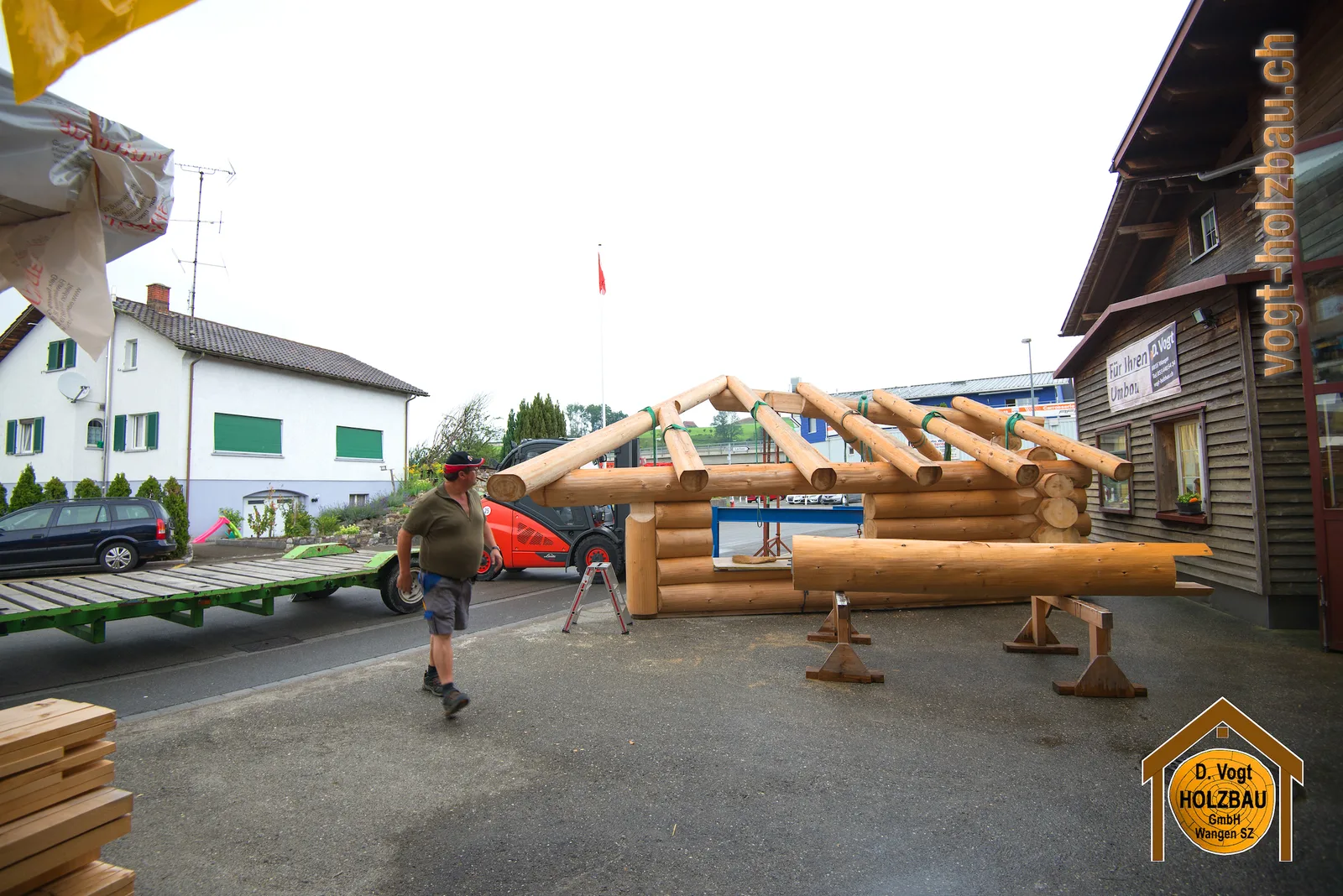 Blockhaus Gruobi: Rückbau im Werk Wangen SZ