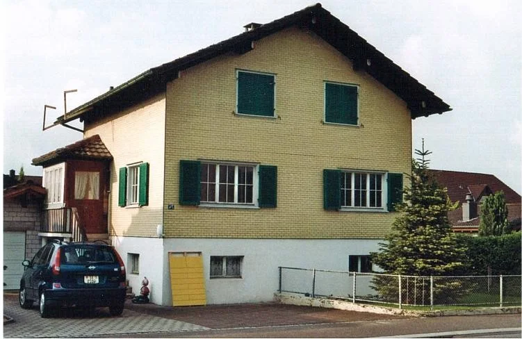 Bisherige Fassade Objekt Äbischer Sanierung durch