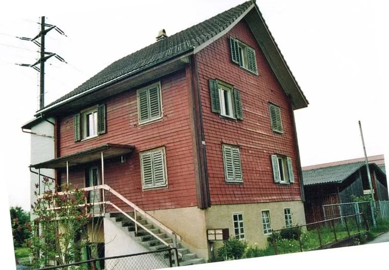 Alte Fassade Haus Eggenberger Siebnen