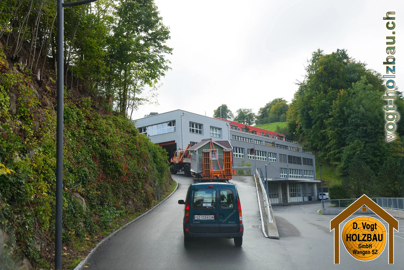 Transport des Häuschens