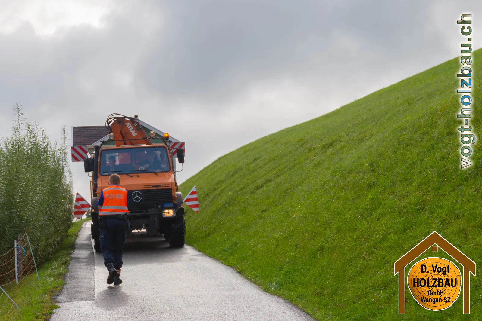 Transport des Häuschens
