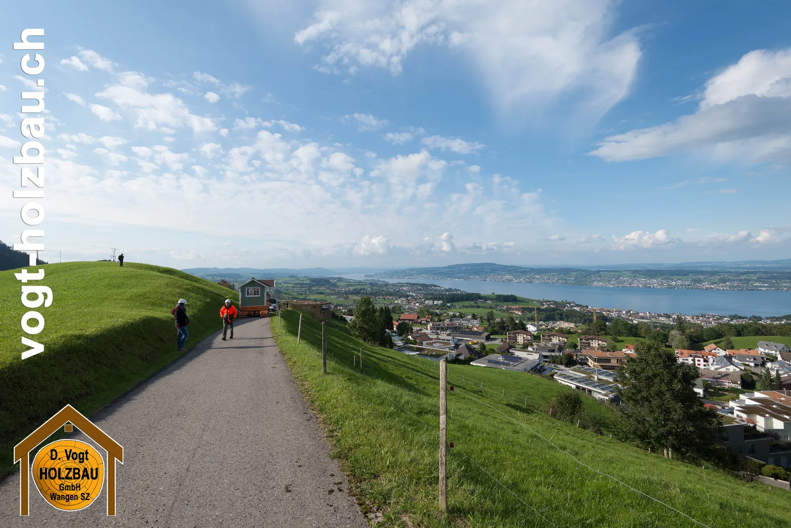 Flug und Positionierung des Häuschens