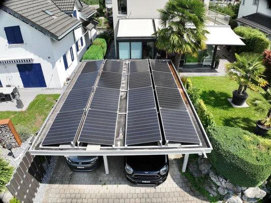 Photovoltaikanlage auf einem Carport